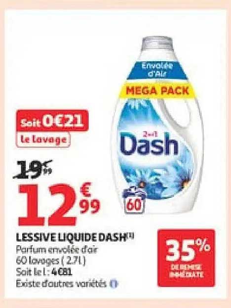 Lessive liquide Dash