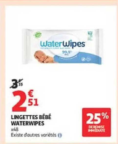 LINGETTES BÉBÉ WATERVIPES