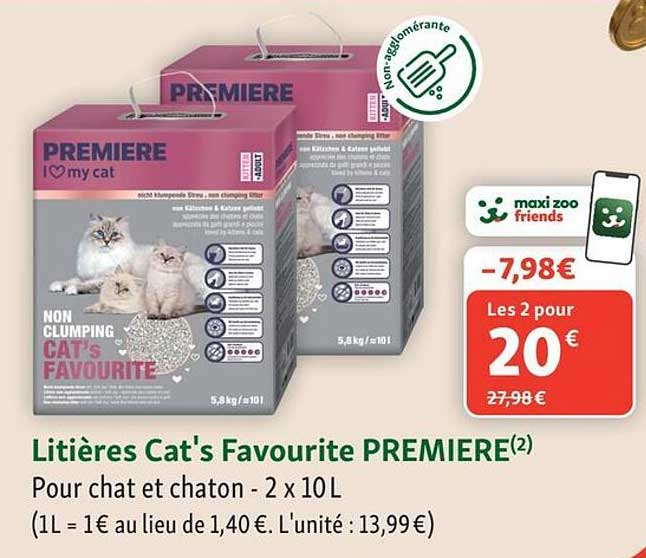 Litières Cat's Favourite PREMIERE(2)