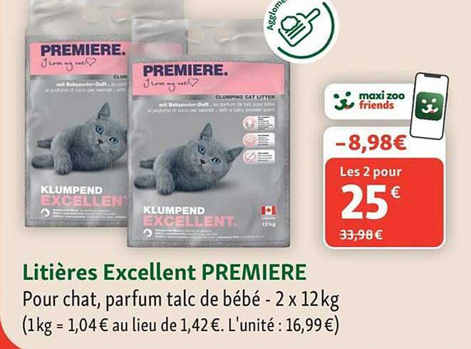 Litières Excellent PREMIERE
