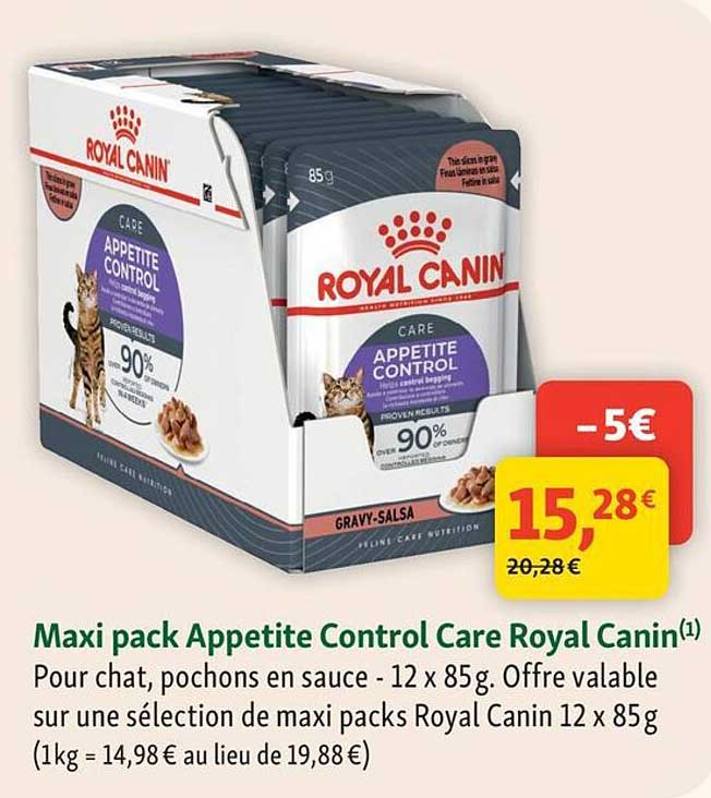 Maxi pack Appetite Control Care Royal Canin(1)