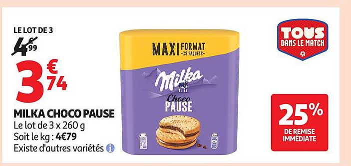 MILKA CHOCO PAUSE