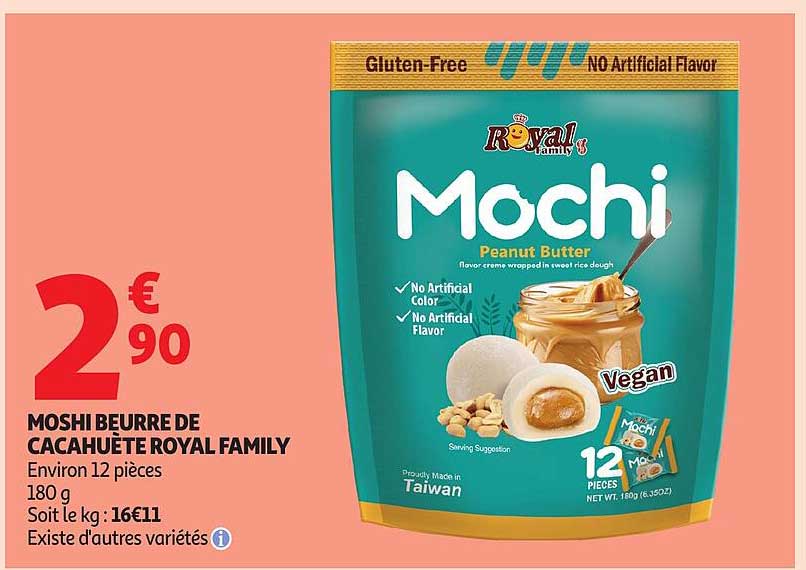 MOSHI BEURRE DE CACAHUETE ROYAL FAMILY