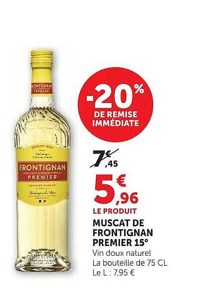 MUSCAT DE FRONTIGNAN PREMIER 15°