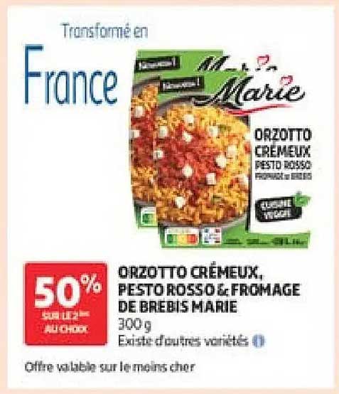 ORZOTTO CRÉMEUX, PESTO ROSSO & FROMAGE DE BREBIS MARIE