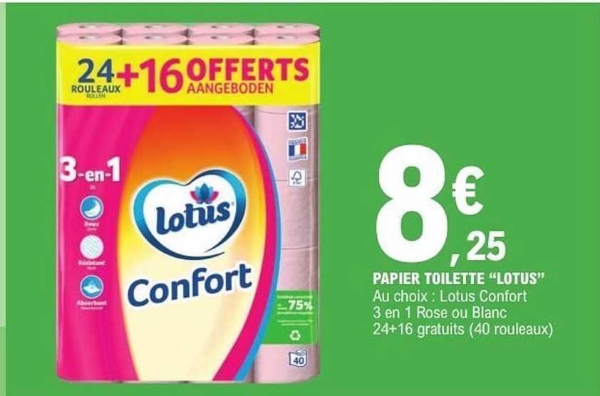 PAPIER TOILETTE “LOTUS”