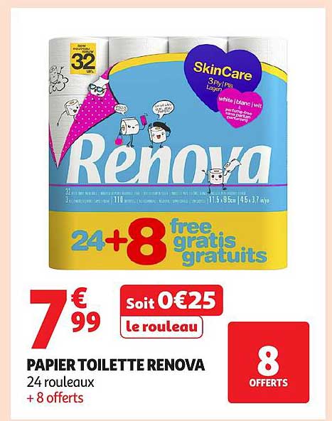 PAPIER TOILETTE RENOVA