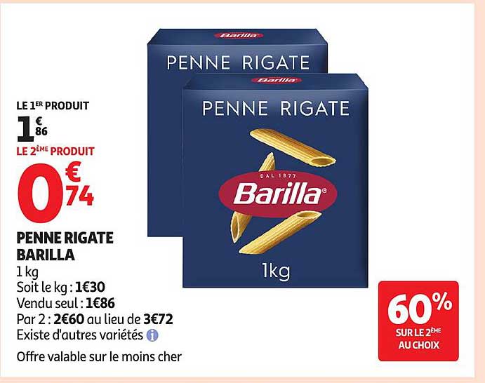PENNE RIGATE BARILLA