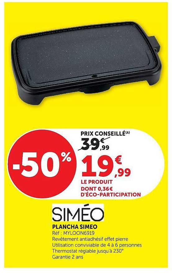 PLANCHA SIMEO