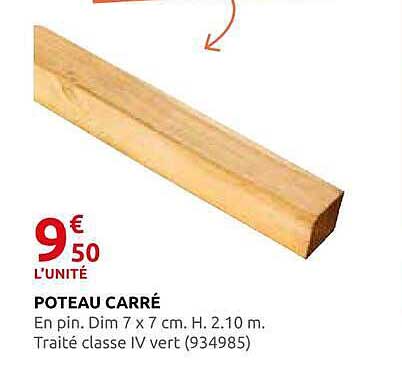 POTEAU CARRÉ