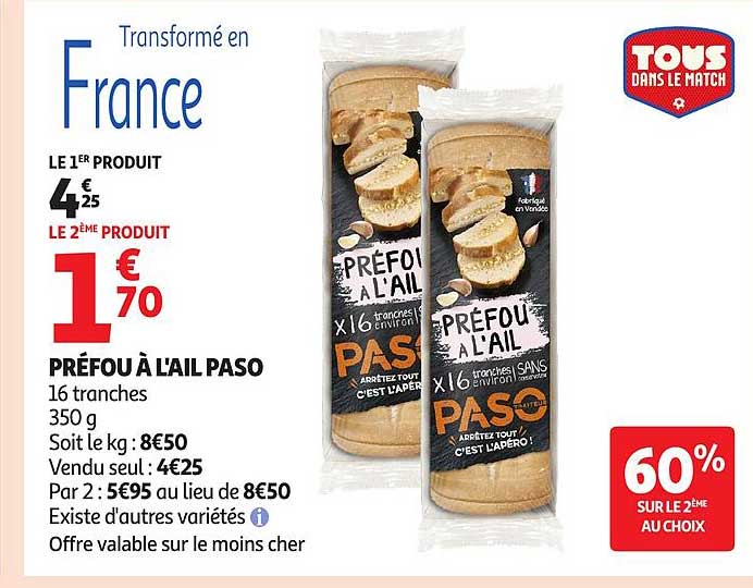 PRÉFOU À L'AIL PASO