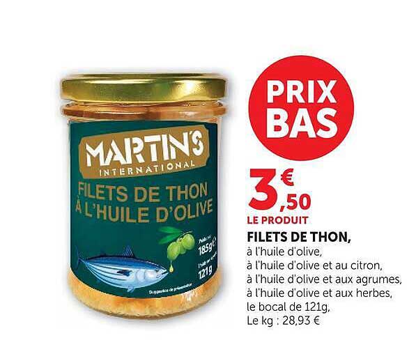 PRIX BAS