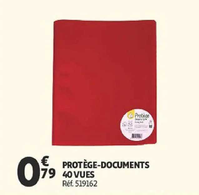 PROTÈGE-DOCUMENTS 40 VUES