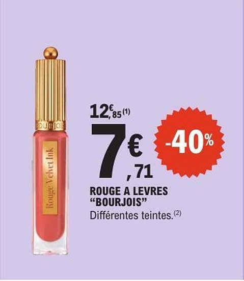 ROUGE A LEVRES "BOURJOIS"