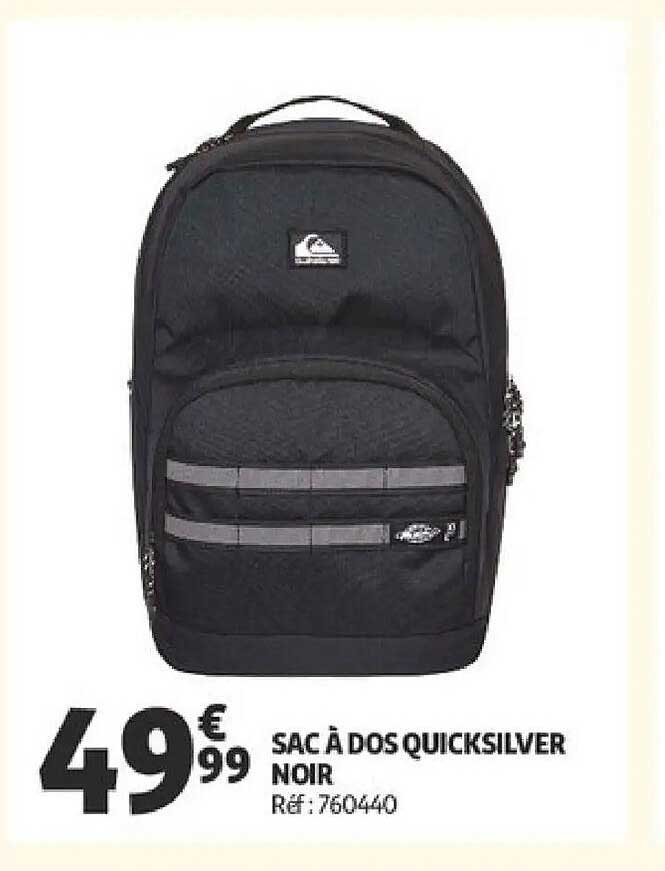 SAC A DOS QUICKSILVER NOIR