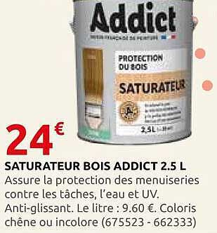 SATURATEUR BOIS ADDICT 2.5 L
