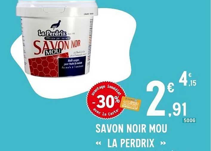 SAVON NOIR MOU « LA PREDRIX »