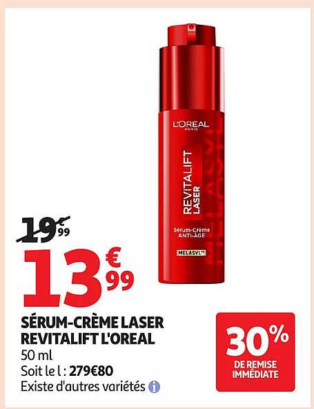 SÉRUM-CRÈME LASER REVITALIFT L'OREAL