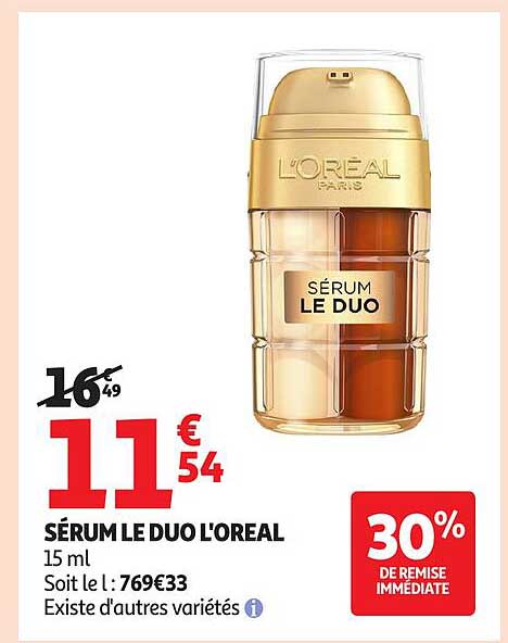 SÉRUM LE DUO L'OREAL