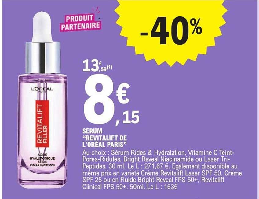 SERUM "REVITALIFT DE L'ORÉAL PARIS"
