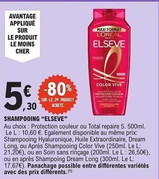 SHAMPOOING “ELSEVE”
