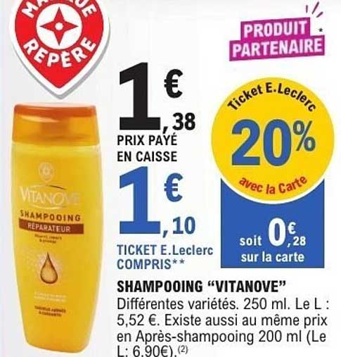 SHAMPOOING “VITANOVE”