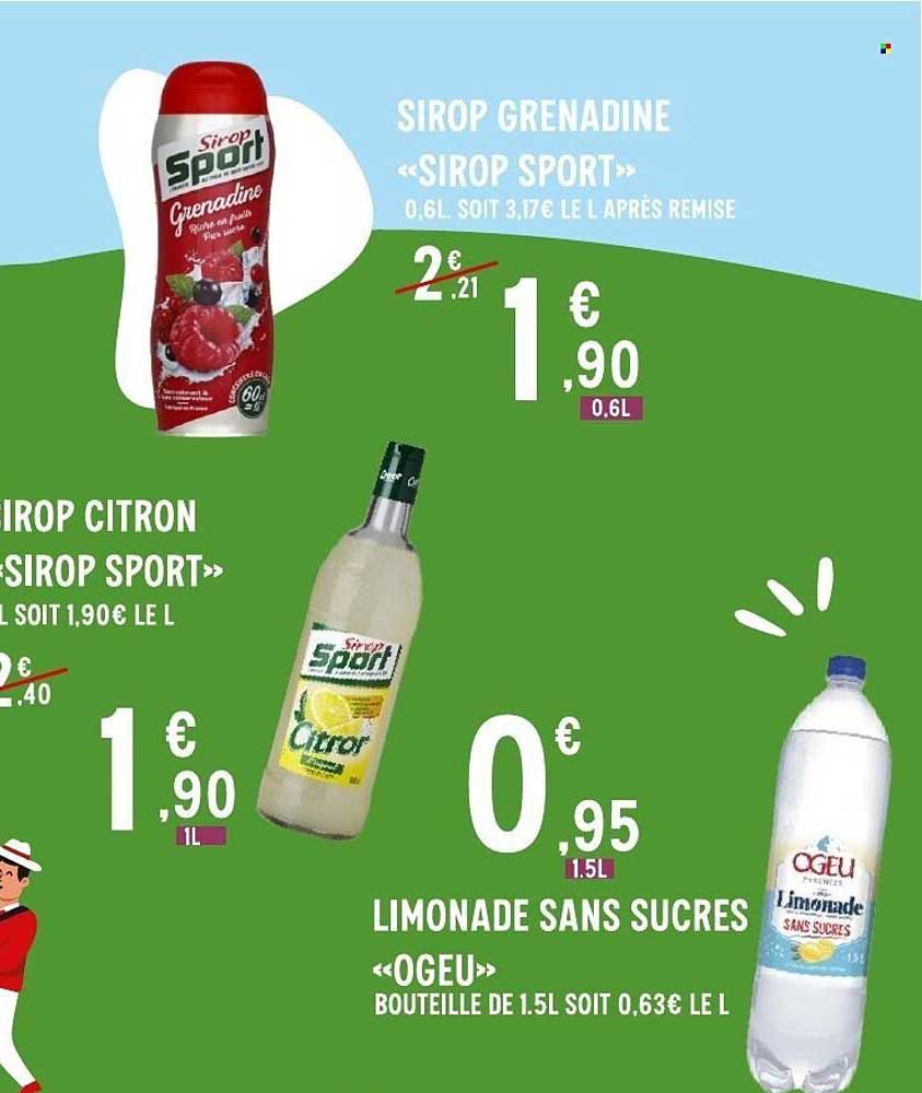 SIROP GRENADINE «SIROP SPORT»