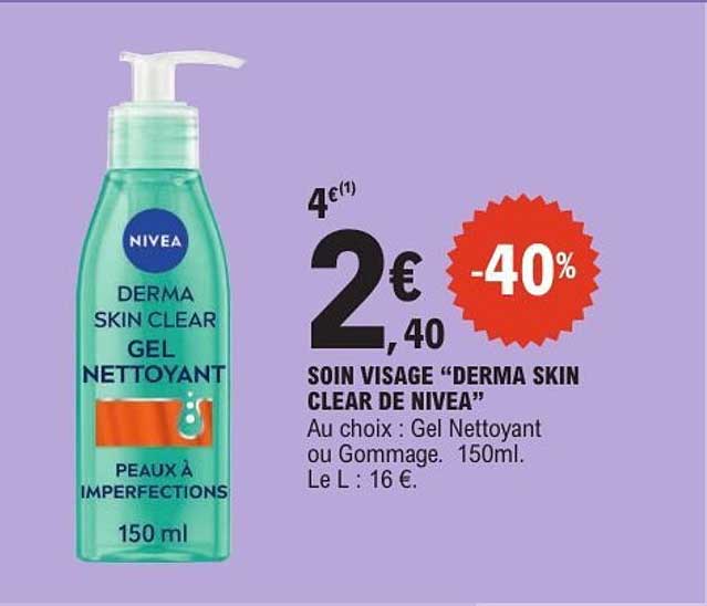 SOIN VISAGE “DERMA SKIN CLEAR DE NIVEA”