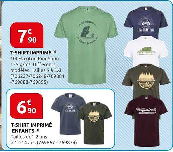 T-SHIRT IMPRIMÉ