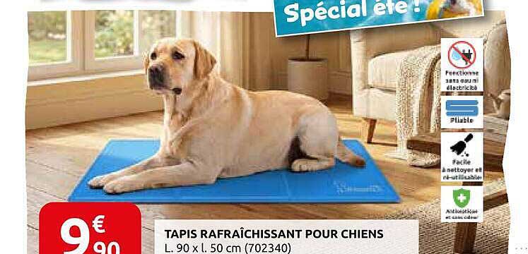 TAPIS RAFRAÎCHISSANT POUR CHIENS