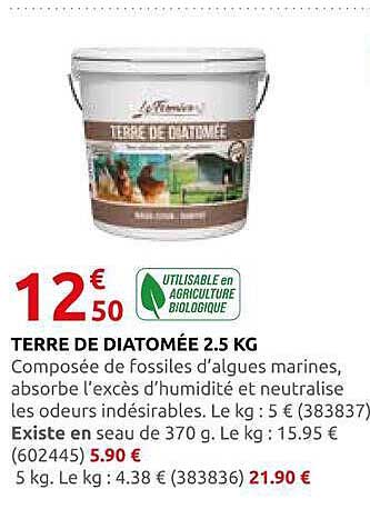 TERRE DE DIATOMÉE 2.5 KG