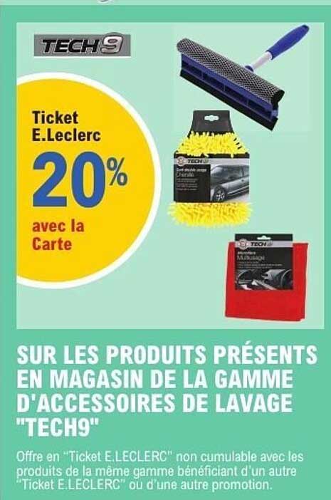Ticket E.Leclerc 20% avec la Carte