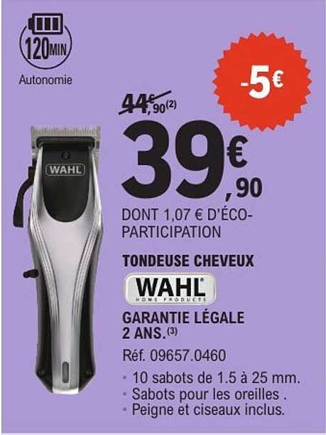TONDEUSE CHEVEUX WAHL