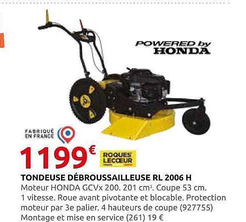 TONDEUSE DÉBROUSSAILLEUSE RL 2006 H