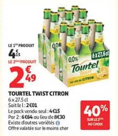 TOURTEL TWIST CITRON