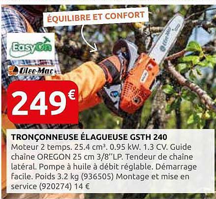 TRONÇONNEUSE ÉLAGUEUSE GSTH 240