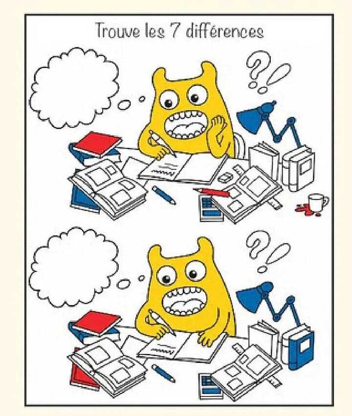Trouve les 7 differences