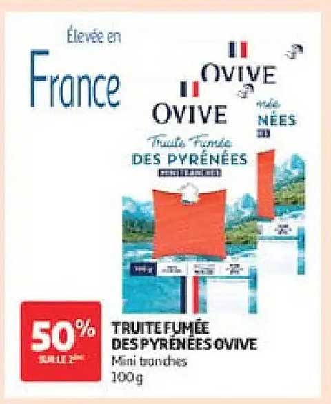 TRUITE FUMÉE DES PYRÉNÉES OVIVE Mini tranches 100g