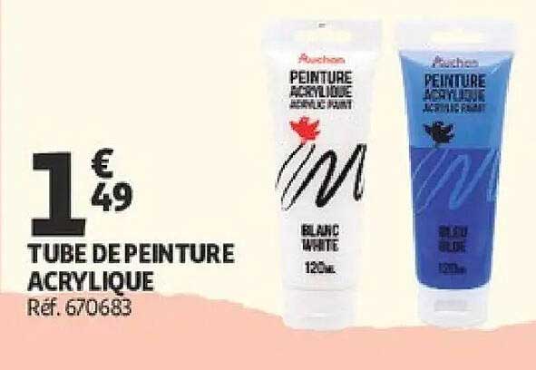 TUBE DE PEINTURE ACRYLIQUE