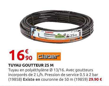 TUYAU GOUTTEUR 25 M
