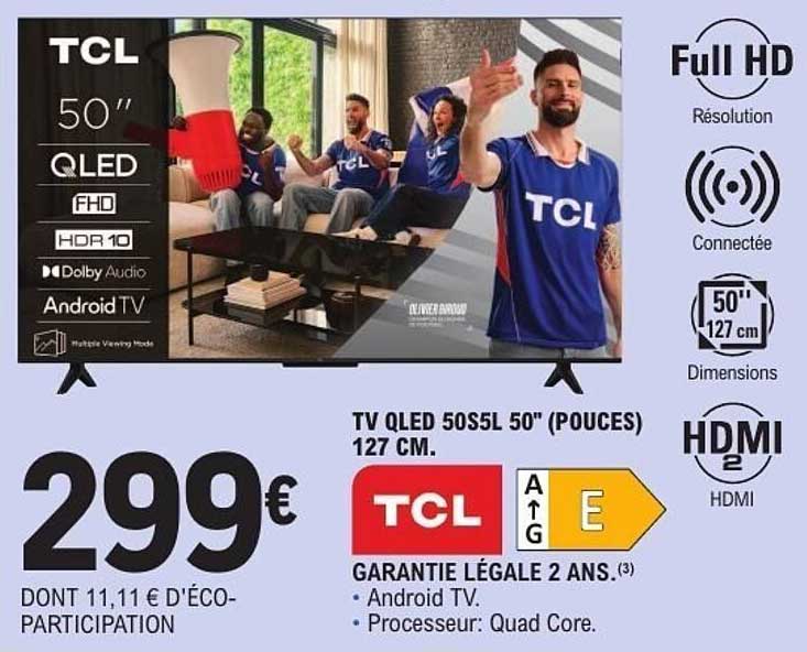 TV QLED 50S5L 50" (POUCES) 127 CM.