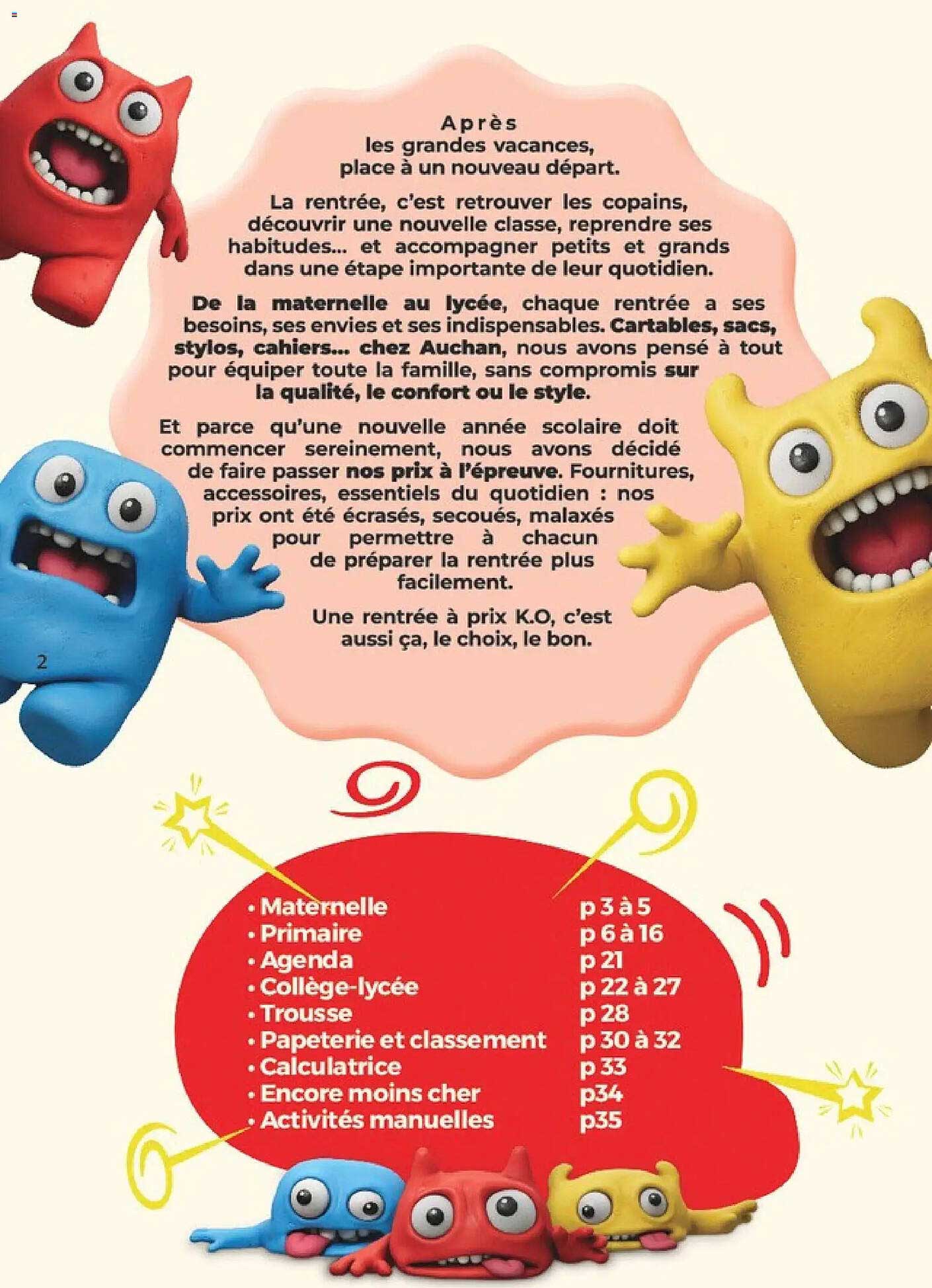 Une rentrée à prix K.O. c’est aussi ça, le choix, le bon.