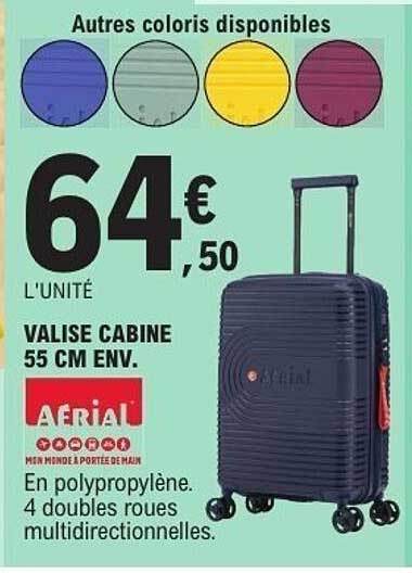 VALISE CABINE 55 CM ENV.