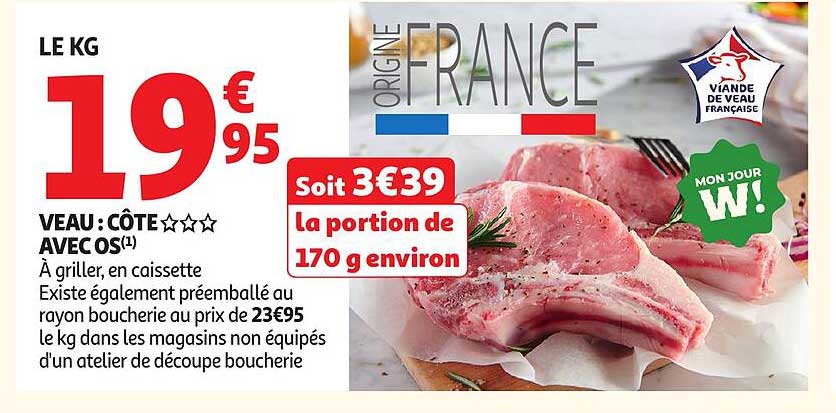 VEAU : CÔTE AVEC OS