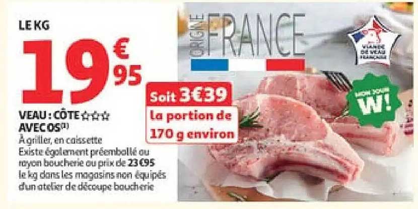 VEAU : CÔTE AVEC OS