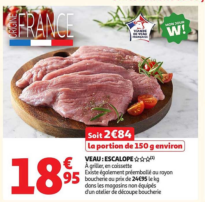 VEAU : ESCALOPE