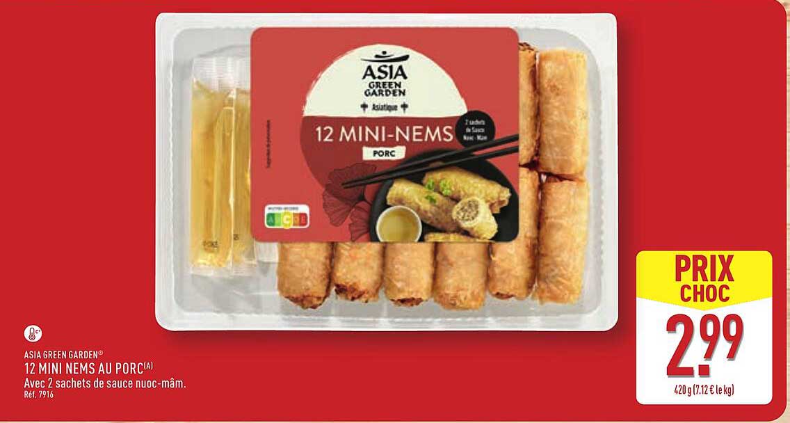 12 MINI NEMS AU PORC