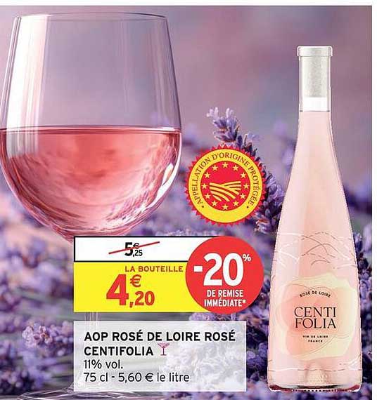 AOP ROSÉ DE LOIRE ROSÉ CENTIFOLIA