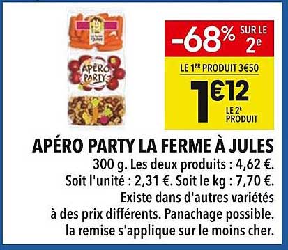 APÉRO PARTY LA FERME À JULES