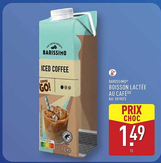 BARISSIMO® BOISSON LACTÉE AU CAFÉ